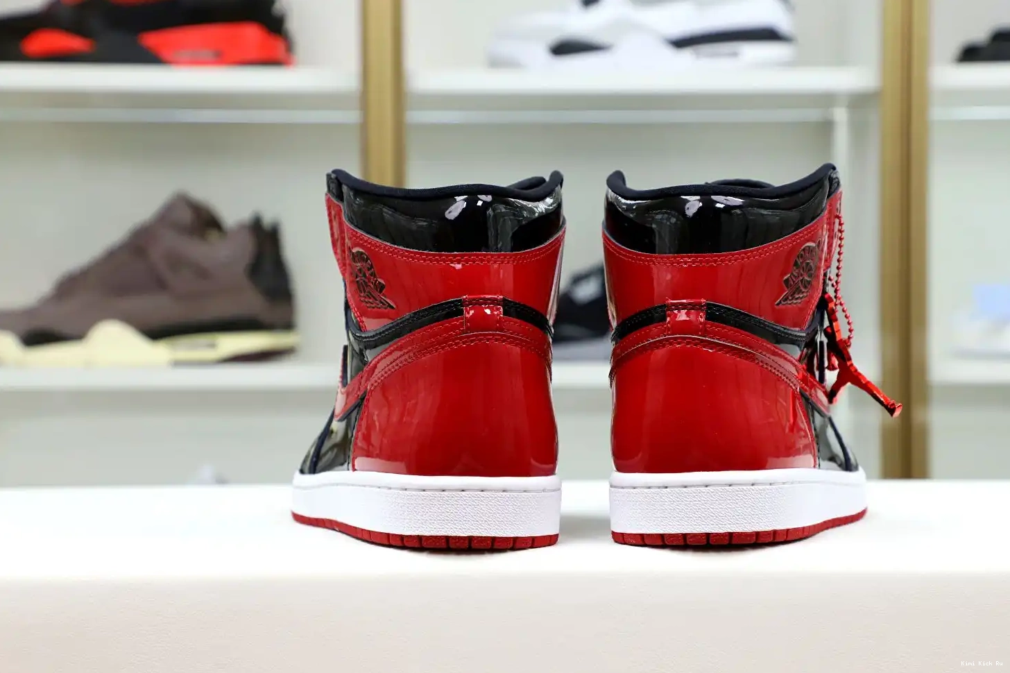 BRED PATENT JORDAN HIGH AIR Kimikick OG 1 0606